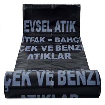 Evsel Atık Çöp Poşeti 80x110cm - Jumbo 100 mikron